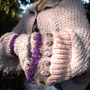 Capa rosada, morada y colores