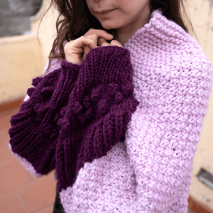 Capa rosado y morado