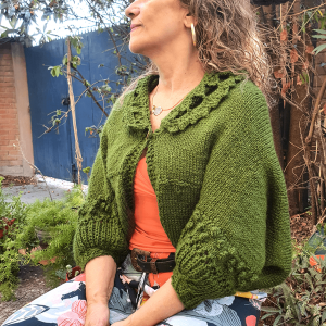 Capa verde musgo